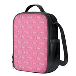 Be Strong Breast Cancer Pattern Print Crossbody Lunch Bag