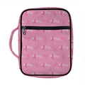 Be Strong Breast Cancer Pattern Print Front Pocket Bible Bag