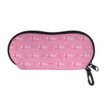Be Strong Breast Cancer Pattern Print Glasses Case