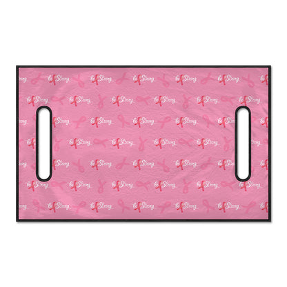 Be Strong Breast Cancer Pattern Print Golf Cart Seat Cover