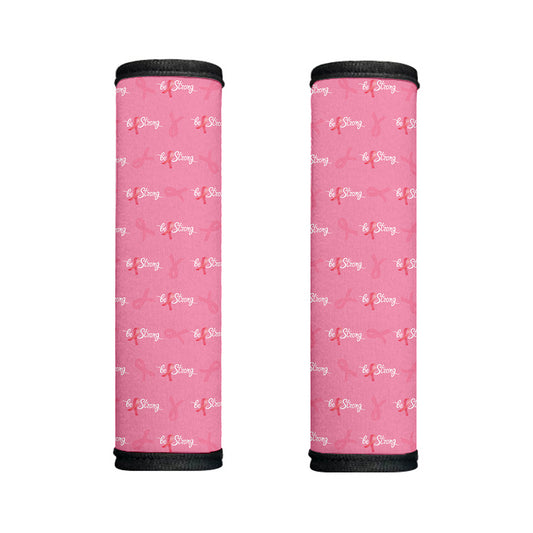 Be Strong Breast Cancer Pattern Print Handle Covers