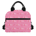 Be Strong Breast Cancer Pattern Print Insulated Lunch Bag