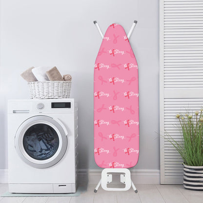 Be Strong Breast Cancer Pattern Print Ironing Board Cover