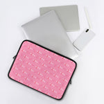 Be Strong Breast Cancer Pattern Print Laptop Sleeve