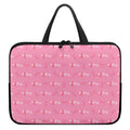 Be Strong Breast Cancer Pattern Print Laptop Sleeve With Handle