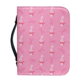 Be Strong Breast Cancer Pattern Print Leather Bible Cover