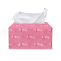 Be Strong Breast Cancer Pattern Print Leather Tissue Box Cover
