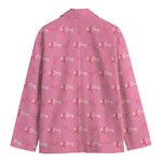 Be Strong Breast Cancer Pattern Print Men's Blazer