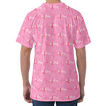 Be Strong Breast Cancer Pattern Print Men's Velvet T-Shirt