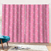 Be Strong Breast Cancer Pattern Print Pencil Pleat Curtains