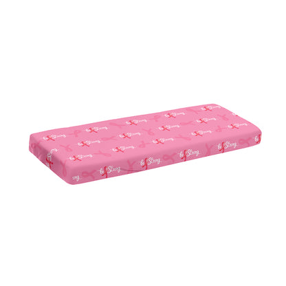 Be Strong Breast Cancer Pattern Print Piano Keyboard Cover