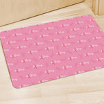 Be Strong Breast Cancer Pattern Print Polyester Doormat
