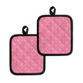 Be Strong Breast Cancer Pattern Print Pot Holders