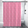 Be Strong Breast Cancer Pattern Print Premium Shower Curtain