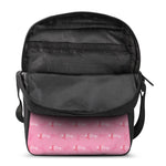 Be Strong Breast Cancer Pattern Print Rectangular Crossbody Bag