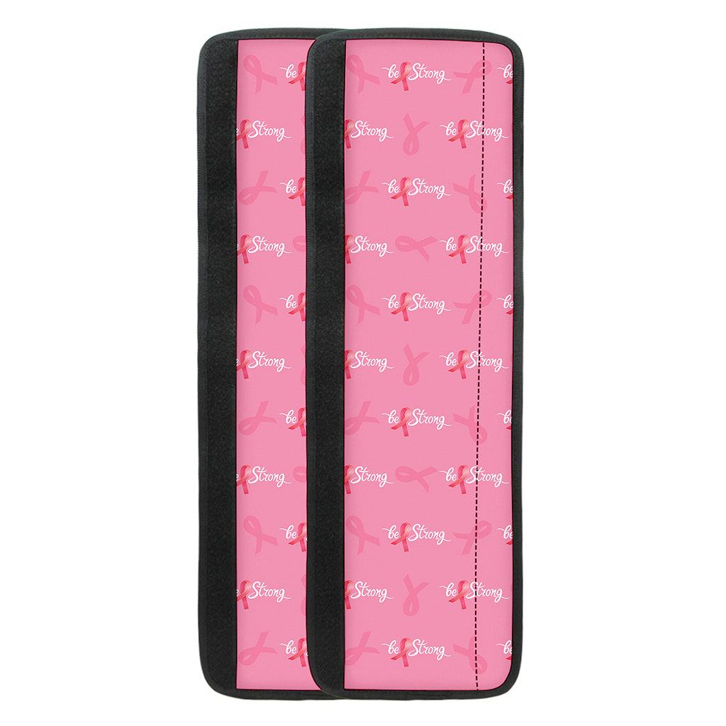 Be Strong Breast Cancer Pattern Print Refrigerator Handle Covers