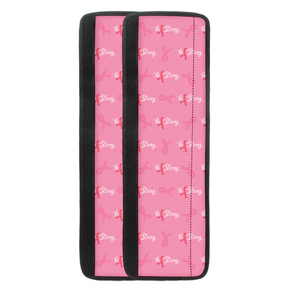 Be Strong Breast Cancer Pattern Print Refrigerator Handle Covers