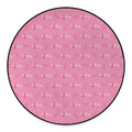 Be Strong Breast Cancer Pattern Print Round Floor Mat
