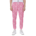 Be Strong Breast Cancer Pattern Print Joggers