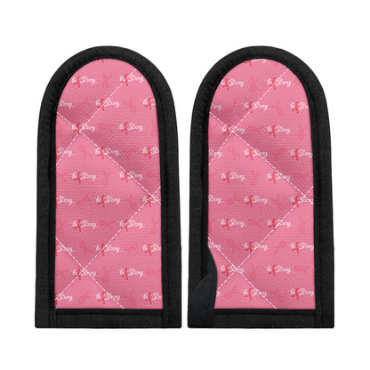 Be Strong Breast Cancer Pattern Print Skillet Handle Cover