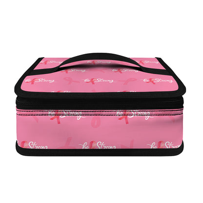 Be Strong Breast Cancer Pattern Print Small Lunch Bag