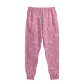 Be Strong Breast Cancer Pattern Print Sweatpants