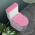 Be Strong Breast Cancer Pattern Print Toilet Lid And Tank Cover Set