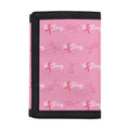 Be Strong Breast Cancer Pattern Print Trifold Wallet