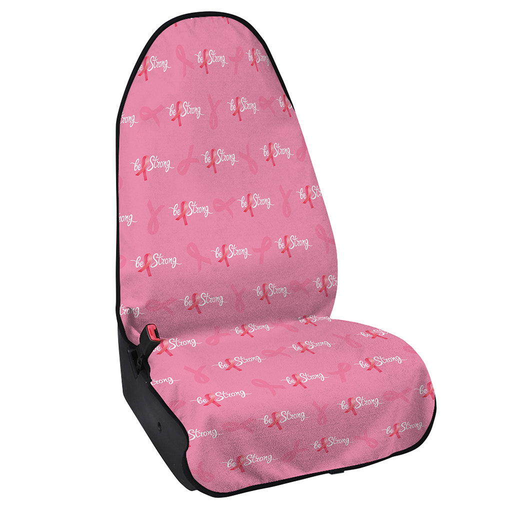 Be Strong Breast Cancer Pattern Print Waterproof Car Seat Cover