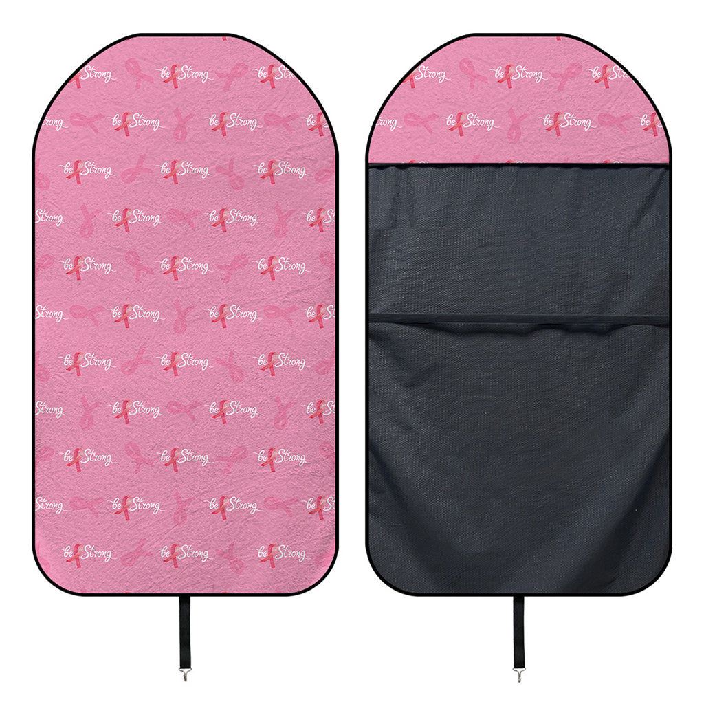 Be Strong Breast Cancer Pattern Print Waterproof Car Seat Cover