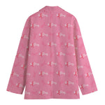 Be Strong Breast Cancer Pattern Print Women's Blazer