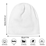 Black And White Mechanic Pattern Print Beanie