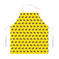 Bear Emoji Pattern Print Adjustable Apron