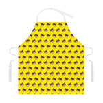 Bear Emoji Pattern Print Adjustable Apron