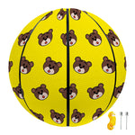 Bear Emoji Pattern Print Basketball