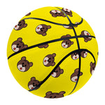 Bear Emoji Pattern Print Basketball