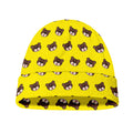 Bear Emoji Pattern Print Beanie
