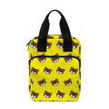 Bear Emoji Pattern Print Bible Tote Bag