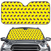 Bear Emoji Pattern Print Car Windshield Sun Shade