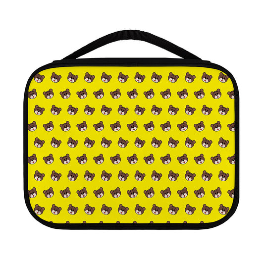 Bear Emoji Pattern Print Classic Bible Case