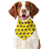 Bear Emoji Pattern Print Dog Bandana