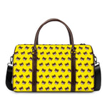 Bear Emoji Pattern Print Duffle Bag
