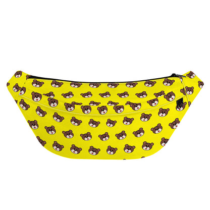 Bear Emoji Pattern Print Fanny Pack