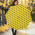 Bear Emoji Pattern Print Foldable Umbrella