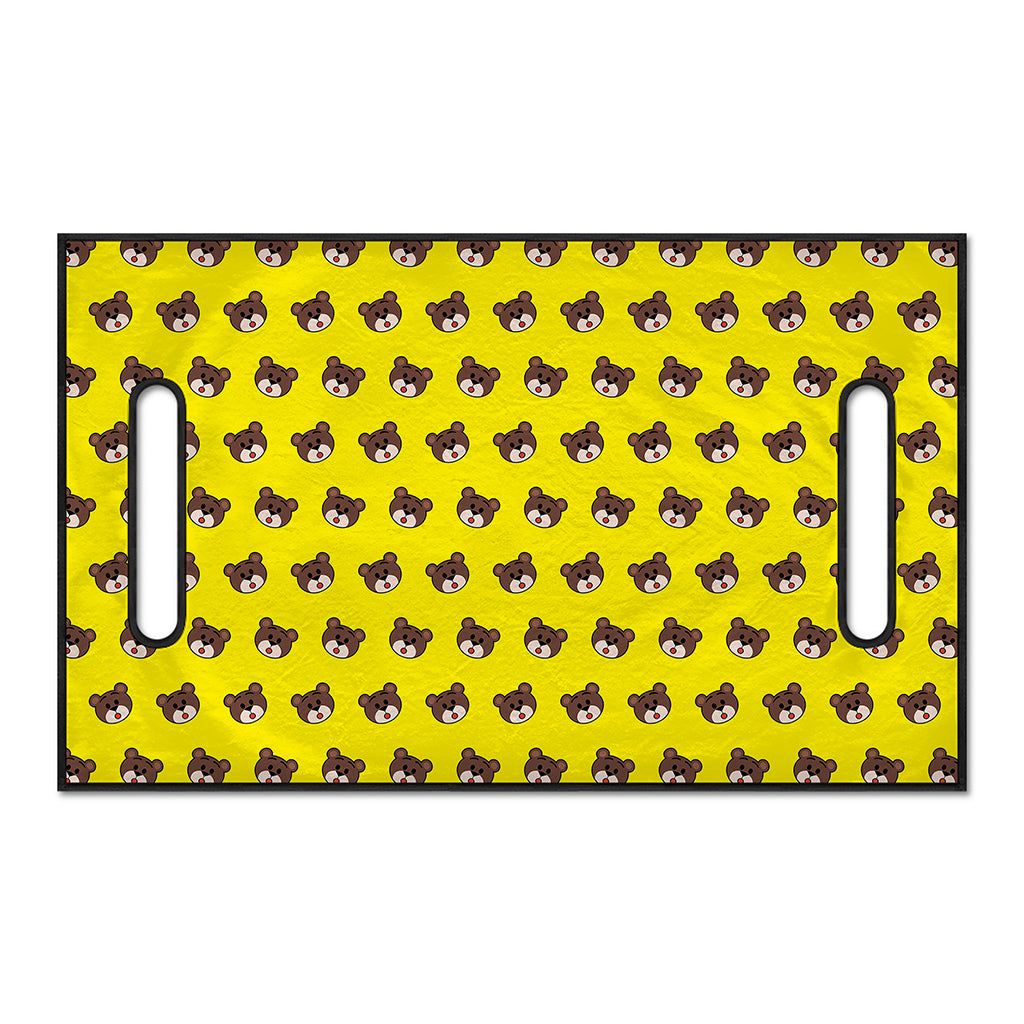 Bear Emoji Pattern Print Golf Cart Seat Cover