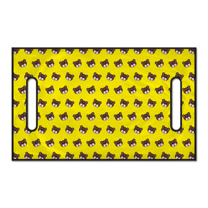 Bear Emoji Pattern Print Golf Cart Seat Cover