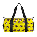 Bear Emoji Pattern Print Gym Bag