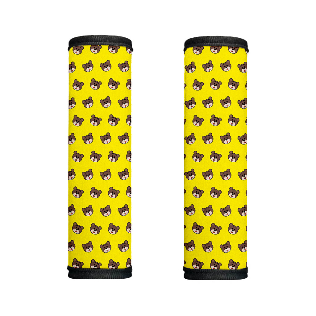 Bear Emoji Pattern Print Handle Covers