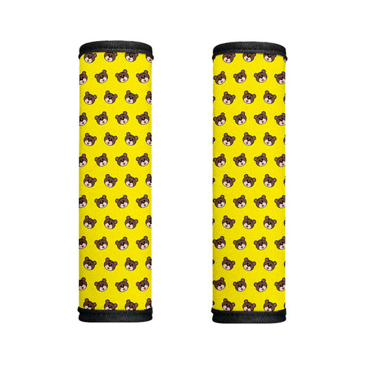 Bear Emoji Pattern Print Handle Covers