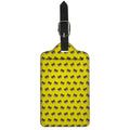 Bear Emoji Pattern Print Luggage Tag